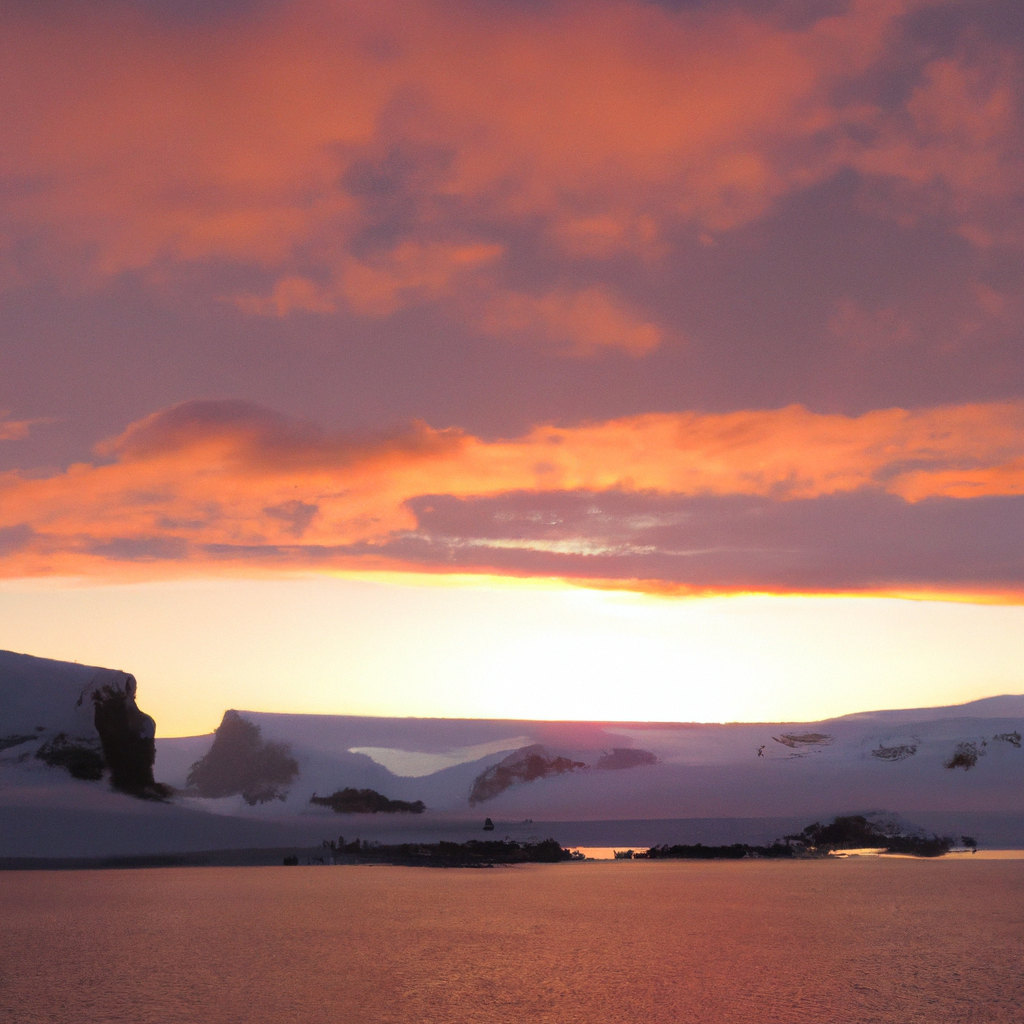 explore the natural phenomena behind the breathtaking pink and orange sunsets in antarctica. uncover the unique environmental factors that contribute to this stunning visual display.